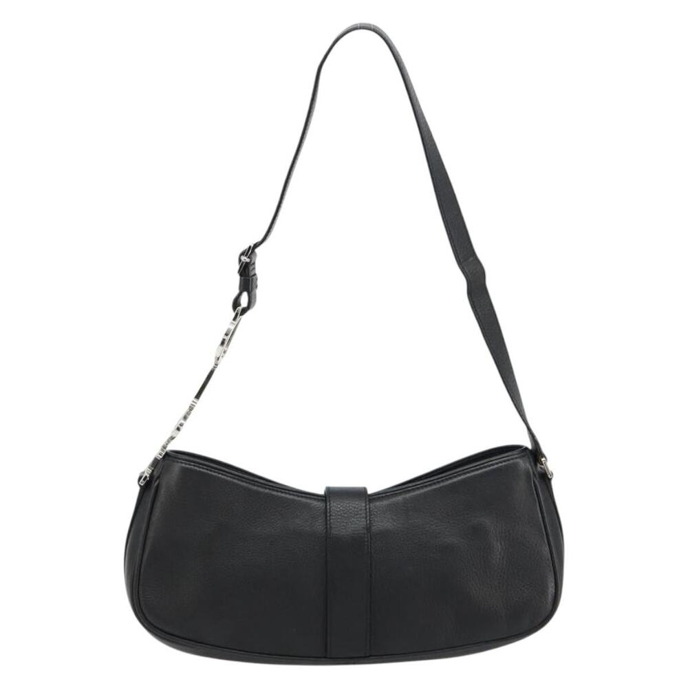 Dior Leather Shoulder Bag Black